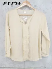 ◇ ◎ Techichi テチチ ドット 水玉 プルオーバー 長袖 シャツ ブラウス サイズフリー ベージュ系 レディース 【中古】 【1104200002891】