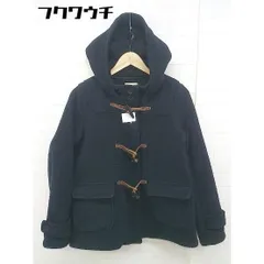 ■ GLOBAL WORK グローバルワーク 長袖 ダッフル コート サイズM ネイビー レディース 【中古】 【1104160000319】