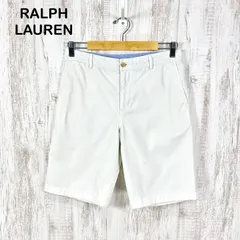 POLO RALPH LAUREN ポロラルフローレン ポロチノ ポニーロゴ刺繡 ハーフパンツ ホワイト メンズ ボトムス