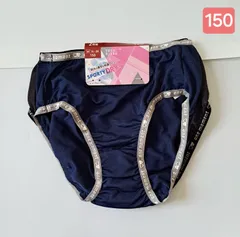 (j-7)【150】【2枚組】女児ショーツ　女児　下着　女の子　ショーツ　シンプル　アウトゴム　小学生下着　中学生下着　スポーツ　ドライ　吸水速乾
