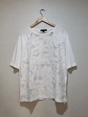 a1518 TOPYS 柄刺繍入りブラウス 長袖 オーバーサイズ トリアセテート 