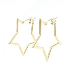 ピアス(両耳用) スタージュエリー ピンクゴールド ブラウン 