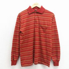 70s JCPenney ベロア ポロシャツ ボーダー Lサイズ - メルカリ