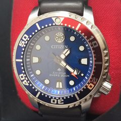 美品】シチズン CITIZEN ダイバーズウォッチ エコドライブ 腕時計399 