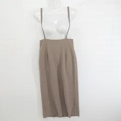◇ NATURAL BEAUTY BASIC 膝下丈 キャミソールワンピース サイズS ベージュ系 レディース P  【1302240001236】のサムネイル