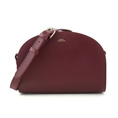 未使用✨アーペーセー ハーフムーン ショルダーバッグ レザー 斜め掛け 