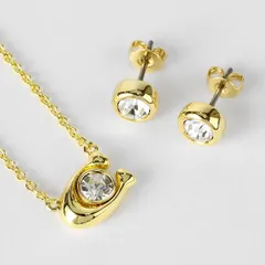 新品 コーチ COACH ピアス ネックレス ピアス セット ゴールド