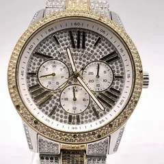 【中古】▲電池切れ MICHAEL KORS ラインストーンクォーツ腕時計 MK-6934　マイケルコース[17][240017771146]のサムネイル
