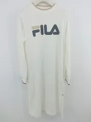 ◇ FILA フィラ スリット 長袖 膝下丈 ワンピース サイズM ホワイト系 ブラック ベージュ レディース P  【1303060002052】のサムネイル