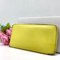 イロセ ラウンドファスナー長財布 イエロー - メルカリ