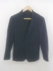 ◇ STUDIOUS ステュディオス 1B 長袖 ノーカラー ジャケット サイズ1 ネイビー レディース E  【1303070006248】のサムネイル