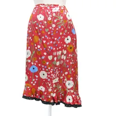 定価25,000円◆MARELLA マレーラ マックスマーラ アシンメトリー スカート シルク100％ 絹 花柄×ドット イタリア製 レディースのサムネイル