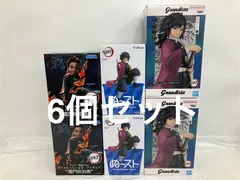 未開封 鬼滅の刃 XrossLinkフィギュア 竈門炭治郎 冨岡義勇 ぬーどるストッパーフィギュア Grandista 6個セット LF5561 f101