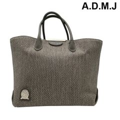 ADMJ イタリアンファブリック サブバッグ エクリュ 新品未使用 - メルカリ