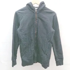 ◇ NOLLEY'S ノーリーズ フード　ジップアップ　シンプル 長袖 パーカー サイズM ネイビー系 レディース E  【1303090021207】のサムネイル