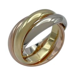 カルティエ リング トリニティ 4mm スリーカラー 52号 K18 - メルカリ