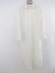 ◇ BABYLONE バビロン 長袖 膝下丈 シャツ ワンピース サイズ38 オフホワイト系 レディース E  【1303140005225】のサムネイル
