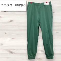 1  F-015-588　未使用  UNIQLO　ユニクロ  WOMEN  ウルトラストレッチエアリズムジョガーパンツ+  カラー green　 サイズXL　ウエスト75-81cm