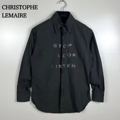フランス製　CHRISTOPHE LEMAIRE クリストフルメール　シャツ　黒 2026年最新】CHRISTOPHE LEMAIRE メンズ シャツの人気アイテム - メルカリ