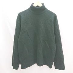 ◇ EMMA CLOTHES 엠마 클로즈 터틀넥 직물 두꺼운 빅 사이즈 긴 소매 니트 사이즈 F 블랙 여성 남성 E [1303160005311]