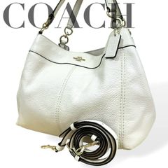 COACH コーチ【イーディーEdie】レザートートバッグ2wayアイボリー