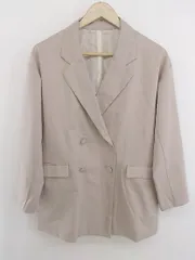 ◇ OLIVE des OLIVE 4B バックスリット 長袖 テーラードジャケット サイズF ピンクベージュ系 レディース E  【1303240007136】のサムネイル