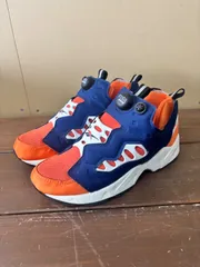 リーボック　インスタポンプフューリー　紺×橙  当時物