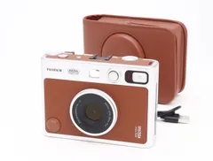 A- (美品) FUJIFILM 富士フイルム instax mini Evo チェキ ブラウン 初期不良返品対応 55-93