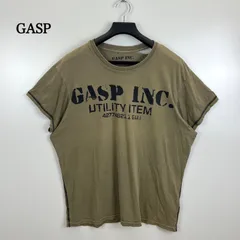 GASP grunge damade Tee L ガスプ ダメージTシャツ ロゴ 雰囲気系 トレーニング 筋トレ y2kスタイルのサムネイル