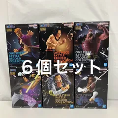 未開封 ONE PIECE ワンピース battle record collection ミホーク クロコダイル ビスタ エース マルコ ジョズ BANPRESTO フィギュア 6個セット LF5487 f099