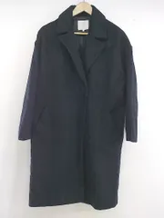 ◇ AMERICAN HOLIC アメリカン ホリック スナップボタン 長袖 チェスター コート サイズL ダークネイビー レディース E  【1304050009907】のサムネイル