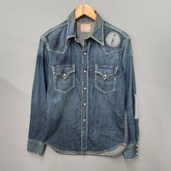 ヴィヴィアンウエストウッドマン】柄シャツ ロープ フィッシュネット 