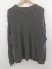 ◇ LIDNM リドム コットン ニット 長袖 セーター サイズM グレー メンズ E  【1304050008061】のサムネイル