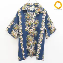 イオラニ IOLANI アロハシャツ ハワイ製 オープンカラー 花柄 メンズ [s1009855]のサムネイル