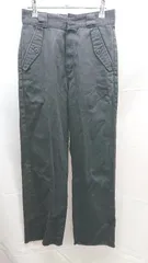 ◇ Dickies ディッキーズ ダメージ加工　ブランドロゴ　シンプル パンツ サイズM ブラック系 レディース E  【1304050030987】