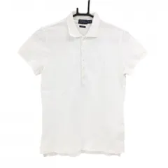 ポロラルフローレン 半袖ポロシャツ 白 襟ニット ポニー刺しゅう レディース SP ゴルフウェア Ralph Laurenのサムネイル