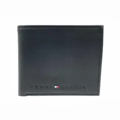 TOMMY HILFIGER トミーヒルフィガー 二つ折り財布  ロゴ/レザー    ブラック ユニセックス / 240001203979のサムネイル
