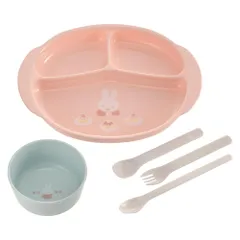 リッチェル ミッフィー 食器セットMD（セット内容：おわん・ランチ皿・育児スプー