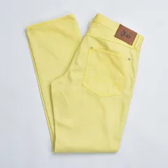 00s GAP ギャップ コットン カラーデニム パンツY2K 5ポケット ジーンズ パンツ レモンイエロー ヴィンテージ ビンテージ USA アメリカ古着 メンズW34インチ