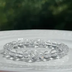 天然石　総水晶　パワーストーンブレスレット