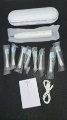 電動歯ブラシ 音波式 電動ハブラシ横振り IPX7防水 6モード音波歯ブラシ 替えブラシ8本付//734345 /X001AS0B37のサムネイル