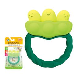 카미카미 Baby 에다 마메 3 개월 ~ 치아 때문에 / 실리콘 소재 목구멍 방지 오