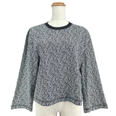 エルメス HERMES シェーヌダンクル総柄長袖Tシャツ 4E4649DB ネイビー コットン レディース 長袖Ｔシャツのサムネイル