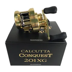 SHIMANO シマノ 22カルカッタコンクエスト 201XG ベイトリール 044419 箱・リールポーチ付のサムネイル