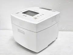 【中古品】 三菱 MITSUBISHI IH式 炊飯器 備長炭 炭炊釜 5.5合炊き NJ-VED10-W 2022年製 ホワイト ○YR-20020○のサムネイル