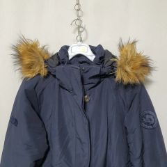 極暖✨️人気✨️ノースフェイス マクマード ファーダウンコート 紺 