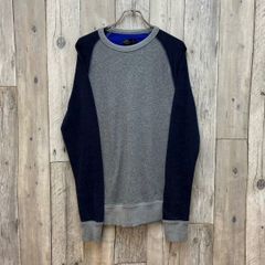 00s~ a.p.c raglan grey navy sweat ラグラン - メルカリ