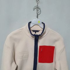 TOMMY HILFIGER ボアフリース ジャケット 紺 152 0854-A - メルカリ
