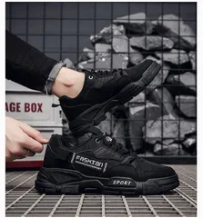 新品 トレッキングシューズ メンズ スニーカー 登山靴 ワークシューズ メンズ ランニングシューズ ローカット ウォーキン #hekds