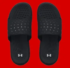 【新品】UNDER ARMOUR アンダーアーマー　スライドサンダル Ignite Vii Slide　レディース　ブラック　※サイズ24.0㎝のサムネイル